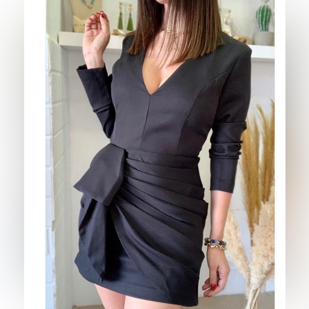 DO+BE Fit Dress Basic mink black dress